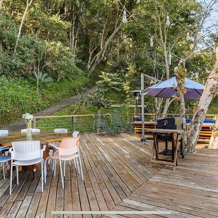 Campos do Jordão Casa De Vidro Com Vista Mantiqueira - Com Cafe E Staff 빌라 외부 사진